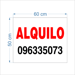 Cartel Alquilo