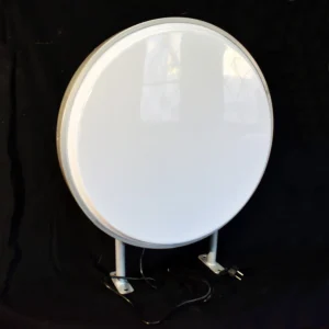 Cartel luminoso redondo