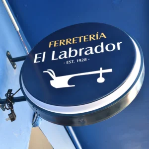 carteles luminosos redondos